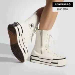 [매장정품] 컨버스 A08261C 척70 플러스 엑스하이 지퍼 캔버스 단화 운동화 에그렛