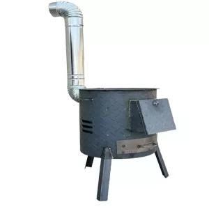 화덕 소각로 야외 화목난로 화로 가마솥 연통 캠핑 세트