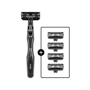 메온셀 카이 AUGER 면도기 콤보 기획 (핸들+교체날5입)