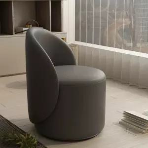 양털 구름 메이크업 회전 스툴 라운지 회전형 화이트 화장대