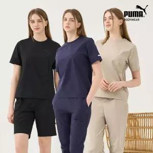 [푸마][비노출특가][푸마스포츠]냉감 우븐 반팔1+팬츠2 여성 택1 753061