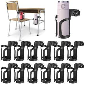 교실 책상 의자용 물병 학생용 방지 자전거 사무실 학교용 클램프 360 12개 안전 가능 흘림 다용도 유모차 조절 홀더 마운트 회전