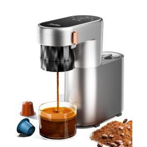 NS 캡슐 포함된 PRO 충전식 C1 에스프레소 휴대용 커피가 그라운드 미니 컴팩트 머신