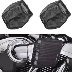 자동차용 딕노 2 PCS 공기 필터 커버 방진 냉풍 보호 양말 랩 고유량 흡입 청정기 범용 차량 액세서리 소형