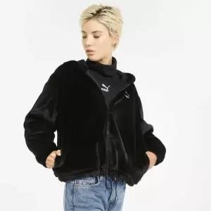 [푸마]여성 클래식 폭스 퍼 풀 집업 후디 자켓 531606-01 747093