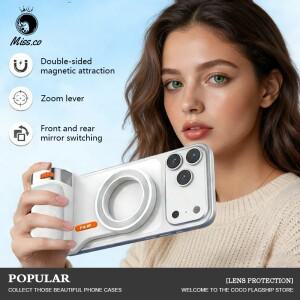 2026 마그네틱 자석 블루투스 줌 카메라 그립 리모트 셔터 필 라이트 리모컨 핸들 포함 휴대폰 범용