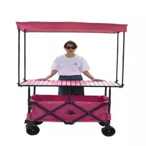 접이식 웨건 캠핑 이동 판매카트 높이조절 다용도 운반대