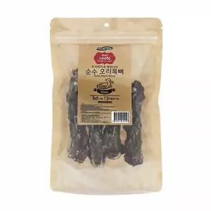 (3개묶음)[펫더맨] 순수 오리목뼈 60g