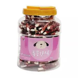 통큰간식 1kg - 오리 우유스틱