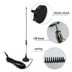 고감도 FM 자동차 차량용 호환 라디오 안테나 랜턴 헤드 흡착식 내비게이션 오디오