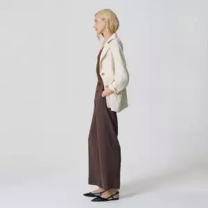 [롯데백화점]앤클라인 와이드 벨티드 슬렉스 O5HM19