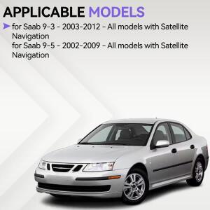 사브 9-3 2003-2012 9-5 1998-2009 샤크 핀 안테나 교체용 호환 GPS 네비게이션 라디오 12762120  모델에