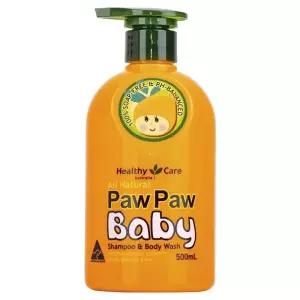 헬씨케어 올 네추럴 파우파우 베이비 샴푸 바디 워시 All Natural Paw Paw Baby Wash 500ml