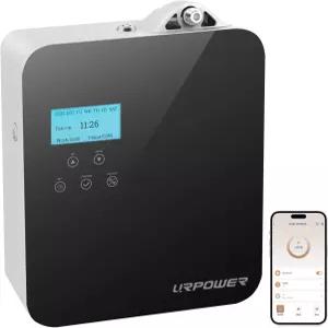 URPOWER 300ML 워터리스 향 에센셜 오일 가정 및 호텔 HVAC 테라피 에어 사무실용 스마트 기계 APP 제어