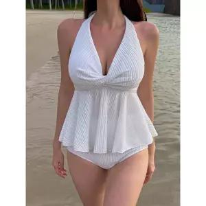 [비바럽]시그니처 NO.5 비키니 SW20397F 커버업 뱃살 똥배 체형커버 홀터넥 꼬임 큰컵 CD.._P421501768