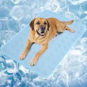 실내 및 실외 카시트용 개용 두꺼운 개 냉각 매트 세척 가능한 패드24 18인치