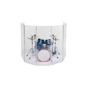 드럼 차음효과 방음 벽 고급 칸막이 음악실 투명 아크릴 녹음실 분리형 스튜디오 연주용 실드