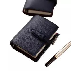 모텀 속지 케이스 노트 퍼스널 수납 다이어리 고급 가죽 휴대용 정리 커버 디자인 만년 모던