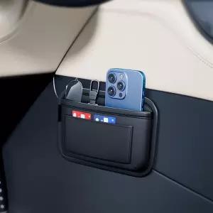 투메코스 자동차 보관 가방 가죽 작은 이물질 정리함 깔끔하게 수 있는 휴대폰 모바일 페이스트 타입 범용