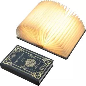 바선스 매직 북 램프 3색 조절식 독서등 휴대용 접이식 종이 책상 1200mAh 배터리 크리에이티브 홈