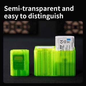 TPU 공기 주머니 카메라 배터리 케이스 가방 충격 방지 보호 보관함 상자 Sony NP-FZ100 용 호환 8 색 2/3