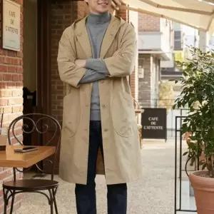 남성 간절기 봄 빅사이즈 야상 점퍼 후드 바람막이 코트