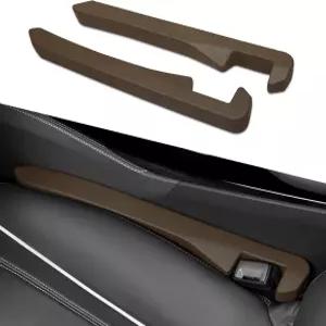 2PCS 카시트 갭 필러 시트와 콘솔 사이의 채우기 위한 가죽 사이드 범용 자동차 인테리어 액세서리 카 SUV