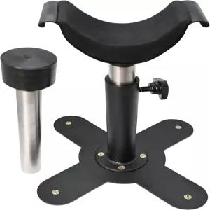 머스칼메드 헤비 듀티 조절 가능한 금속 발굽 패리어 스탠드 내구성 있는 고무 거치대 및 포스트 PVC 그립