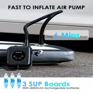 레저 낚시 전기 SUP 펌프 풍선 PVC 보트 액세서리 스탠드 업 패들 보드 카약 서핑 연 매트리스 텐트 용 20P