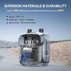 레저 낚시 Airbank 스탠드 업 패들 SUP 펌프 충전식 20PSI 풍선 PVC 보트 카약 액세서리 서핑 연 매트리스