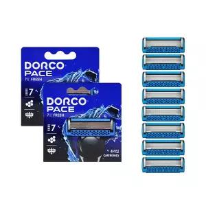 도루코_페이스7II 프레쉬 7중 면도날 4개입 x 2개
