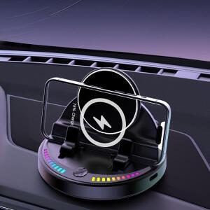 차량용 호환 무선 충전식 핸드폰 거치대 360도 회전 가능한 자동차 차량용/가정/사무실 책상용 호환 홀더