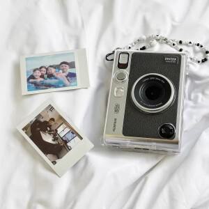 Fujifilm In Mini EVO 용 호환 카메라 보호 케이스  플라스틱 반투명 가방 커버 카바 패키지  어깨 끈