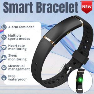 LIGE 노스크린 초슬림 스포츠 피트니스 스마트 팔찌 남녀 심박수 모니터 IP68 방수 스마트워치 (안드로이드 iOS용)