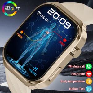 LIGE U13 남성용 스마트 시계 블루투스 통화 스포츠 스마트워치 피트니스 건강 모니터 남성 여성용 AI 음성 비서 안드로이드