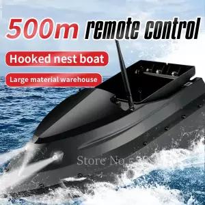 생활 수집품 500M 스마트 고속 무선 조종 낚시 보트 2.4G 1.5KG 적재 자동 보정 밀봉 방수 야간 조명 RC 미