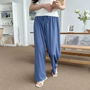 여자 태리 아이스 와이드팬츠 여름 냉감 밴딩 긴바지 (HSJ-WEF1068)