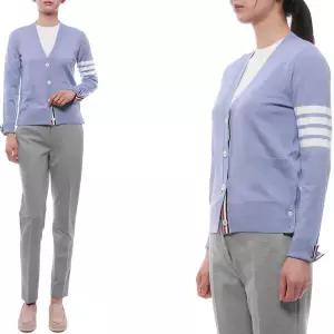 (톰브라운) 26SS 여성 사선 스트라이프 울 가디건 FKC334A Y1014 482 26S