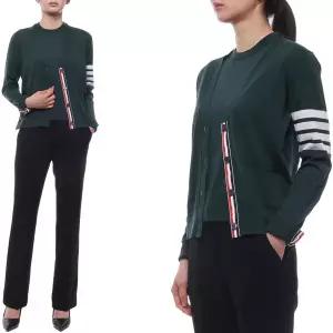 (톰브라운) 26SS 여성 사선 스트라이프 울 가디건 FKC334A Y1014 310 26S