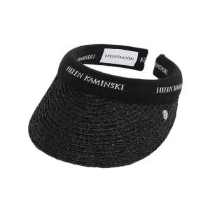 (헬렌 카민스키) SS26 여성 비앙카8 바이저 햇 HAT52204 CHARCOAL BLACK LOGO