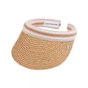 (헬렌 카민스키) SS26 여성 비앙카8 바이저 햇 HAT52203 NATURAL NOUGAT STRIPE