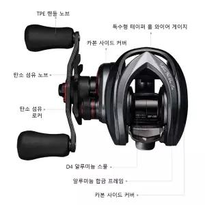 레저 낚시 PURELURE ZANA 6KG 알루미늄 합금 프레임 초경량 3.5g 베이트캐스팅 릴 5.8g 스풀 7.6 비율 4KG