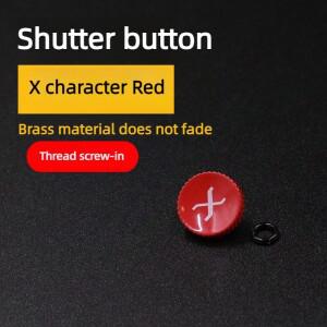 카메라 황동 셔터 버튼 후지필름 호환 X100V X30 XT4 XE3 XE2 호환 액세서리용