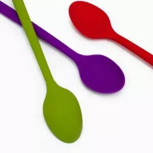 성인용 일반 실리콘 숟가락 병원숟가락 노약자숟가락 청소년숟가락 2370576 J