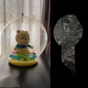 스터핑용 와이드 넥 클리어 풍선 파티 장식용 25팩 24인치 대형 프리 스트레치 오프닝 버블 보보