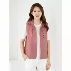 [하프클럽/모슬린]엄마옷 조끼 후드 집업 캐주얼 MQG126979 마담 미시 중년여