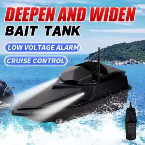 레저 낚시 100 위치 포인트 GPS 지능형 크루즈 LCD 리모컨 미끼 보트 500m 범위 고속 자동 후크 잉어