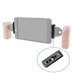 미니 NATO 레일 58mm 퀵 릴리즈 안전 탭 1/4인치 나사 포함 카메라 케이지 리그  스튜디오 호환 액세서리