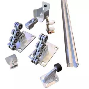 무레일 대문 야외 전원주택 간이 자동문 게이트 슬라이딩 도어 이동식 전기 조립식 부품세트