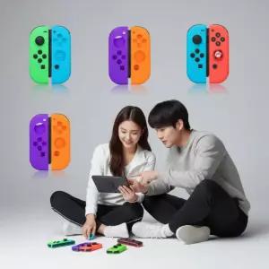 스위치 조이콘 아날로그 스틱 실리콘 보호 캡 커버 2p 세트